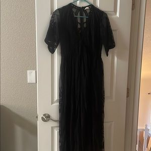 Pink blush maternity dress